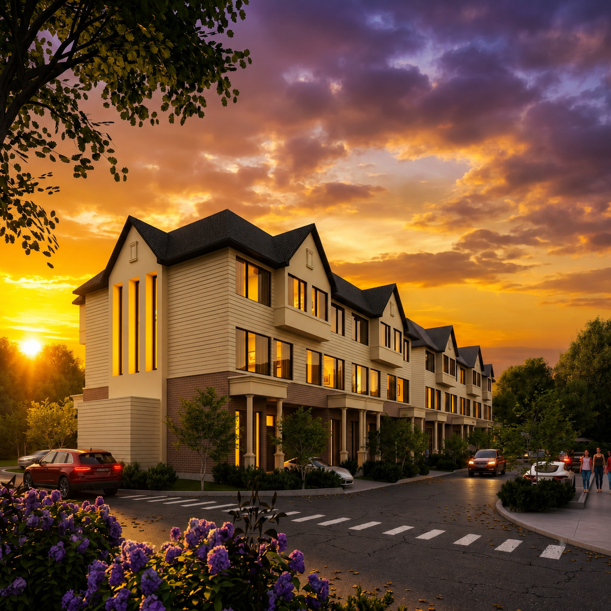 Evora Glen Townhouses Exterior